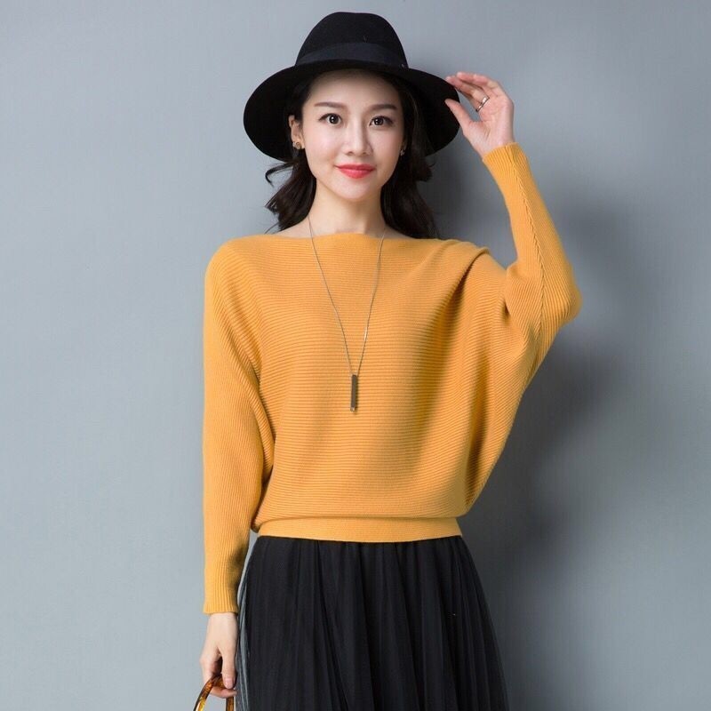 Bat sleeve sweater sales
