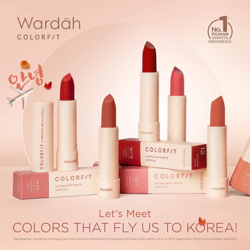 Wardah ultralight deals matte lipstick