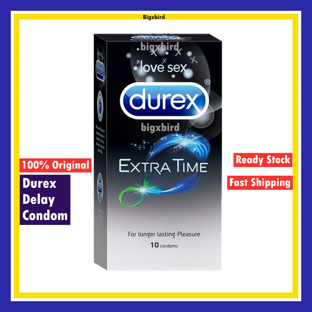 Durex Extra Time delay condom (Extended Pleasure) 100% Original with  Benzocaine Gel | Shopee Malaysia