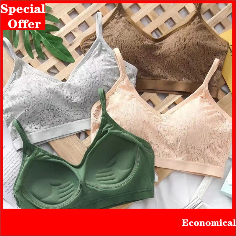 Girl Bras Underwear Women Cotton Wrapped Chest Bottoming Underwear