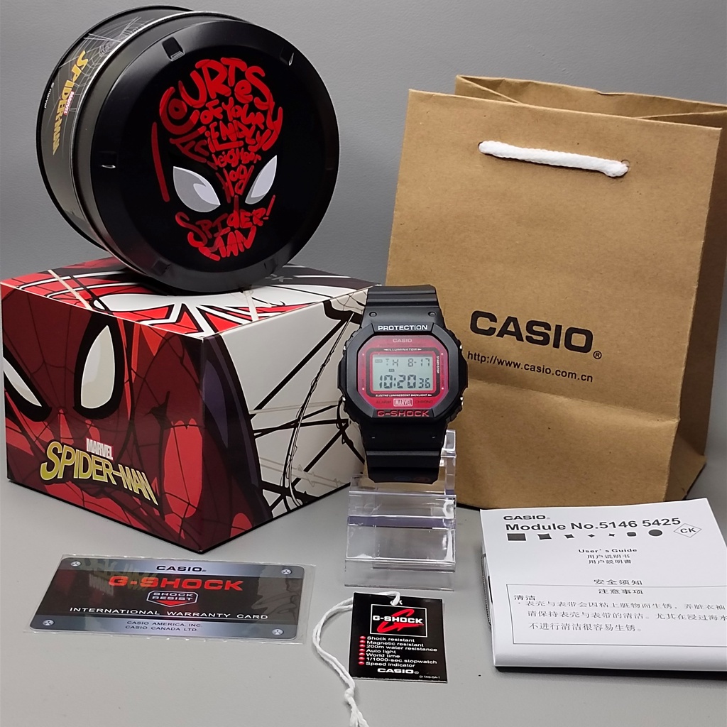 G shock hotsell spiderman edition