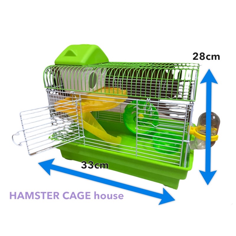 Two level hamster outlet cage