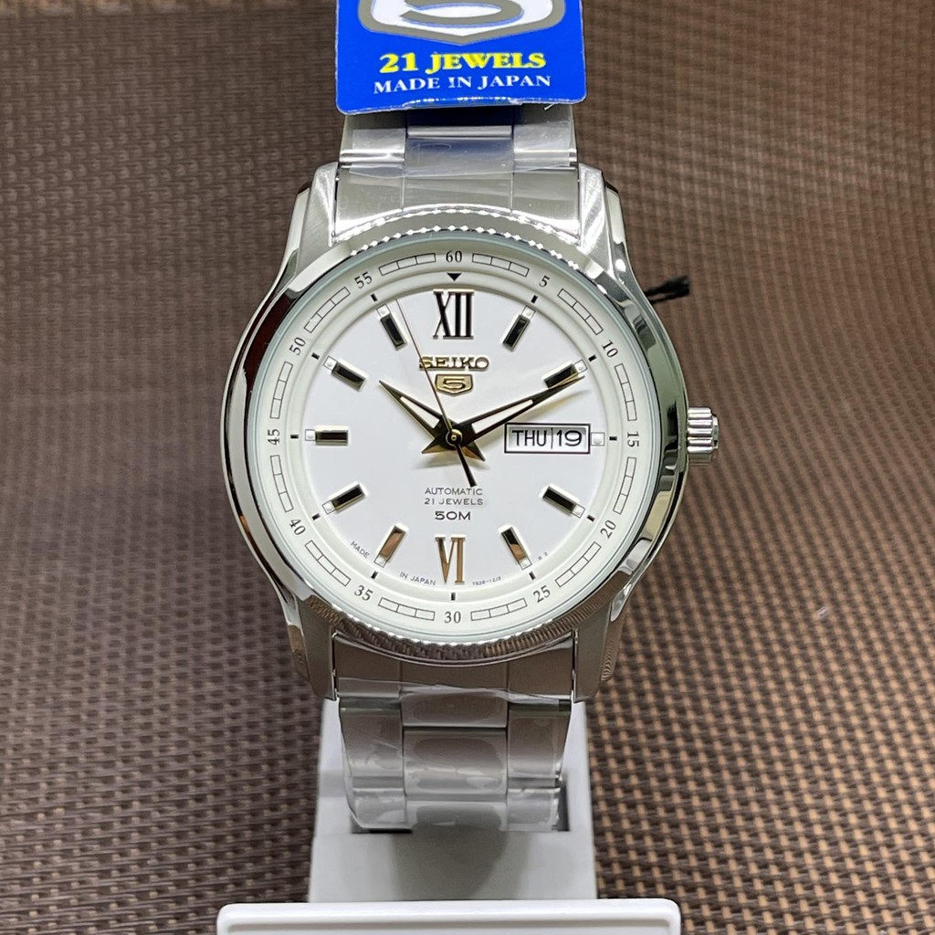 Seiko 5 SNKP15J1 Automatic Japan Made Stainless Steel Analog Day