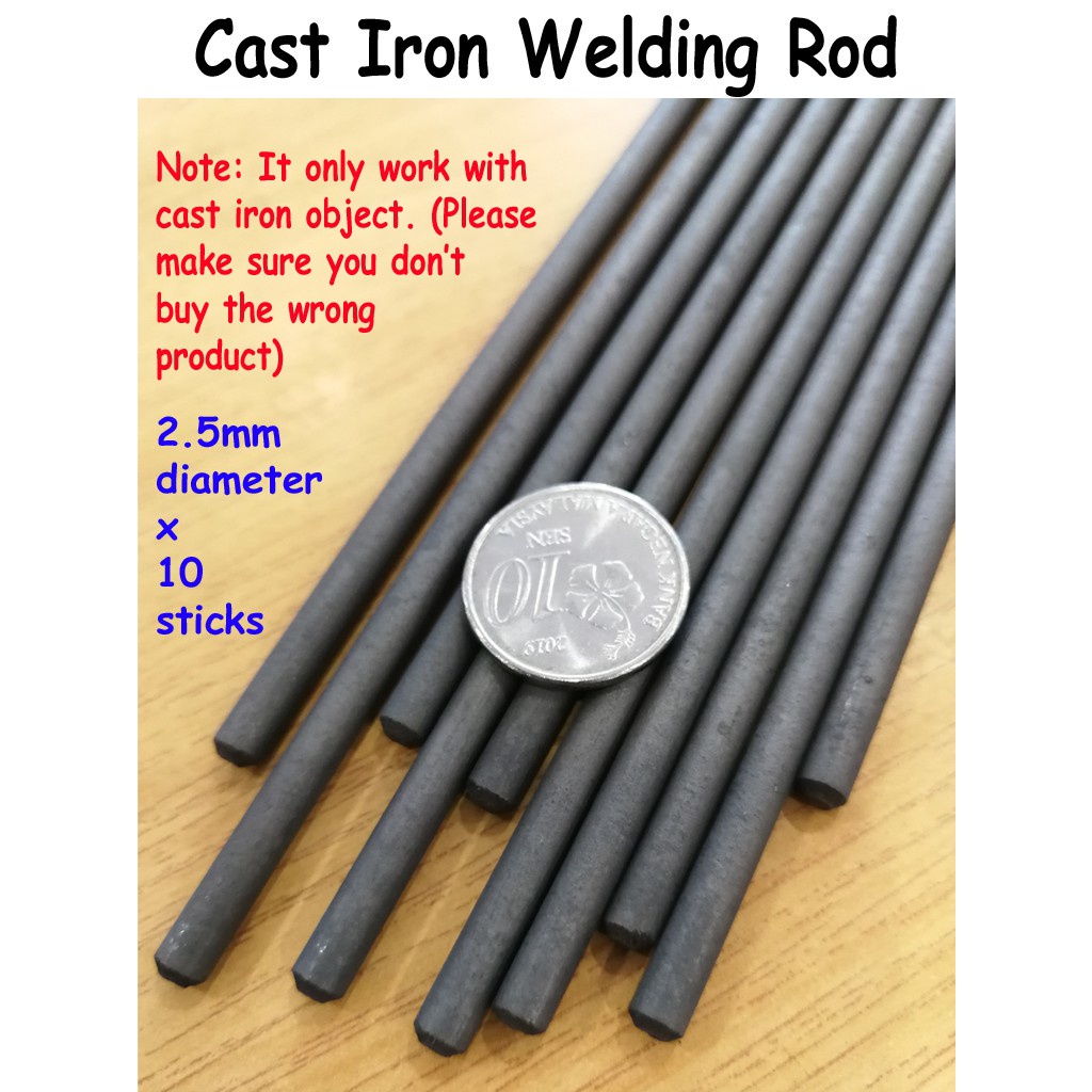 Cast iron on sale welding rod