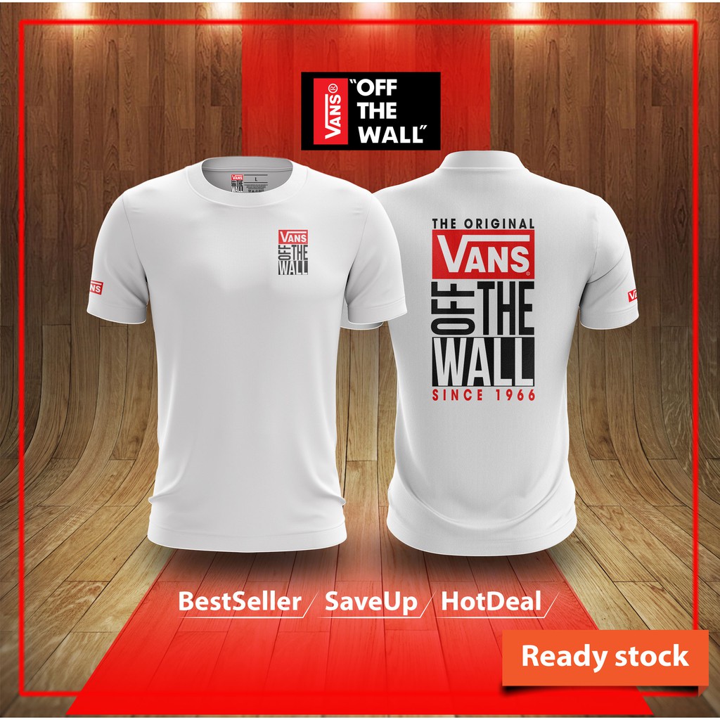 Kemeja vans clearance off the wall