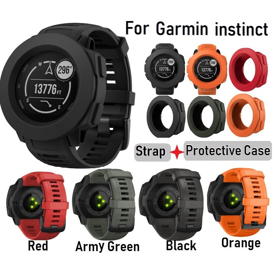 GENERICO Correa de silicona para Garmin Instinct Esports Tactical Tide  Solar - BEIGE