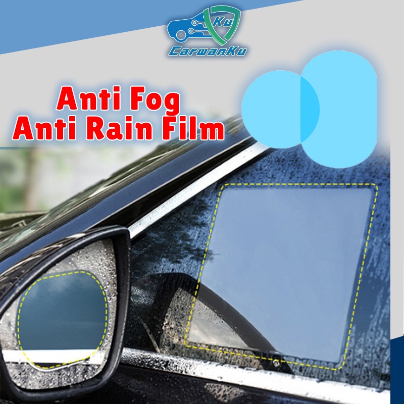 Car Rain-proof Film Rearview Mirror Waterproof Film Universal Window Glass  Clear Anti-Fog Anti-reflective Sticker