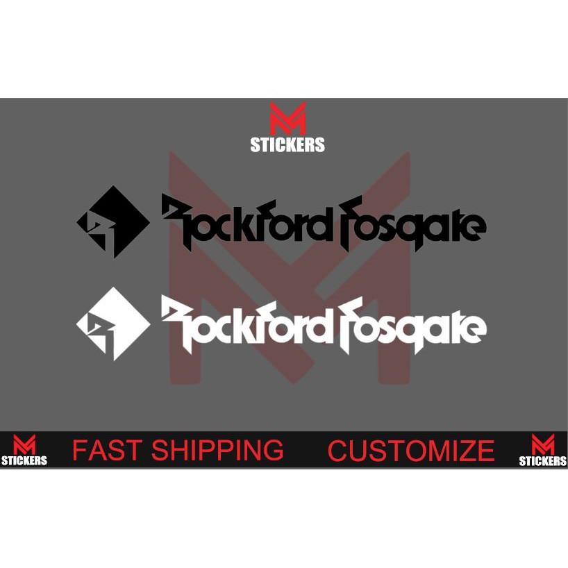 Rockford fosgate deals sticker