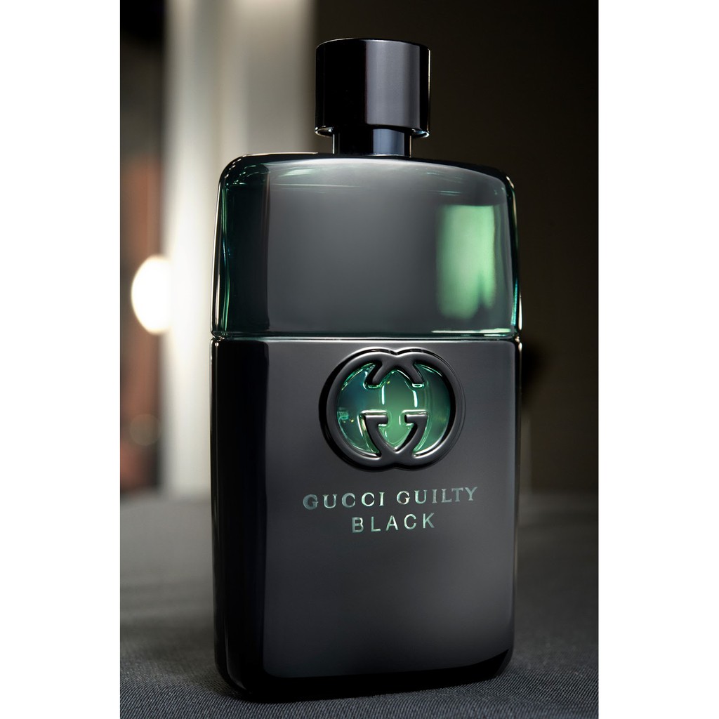 Gucci black pour cheap homme