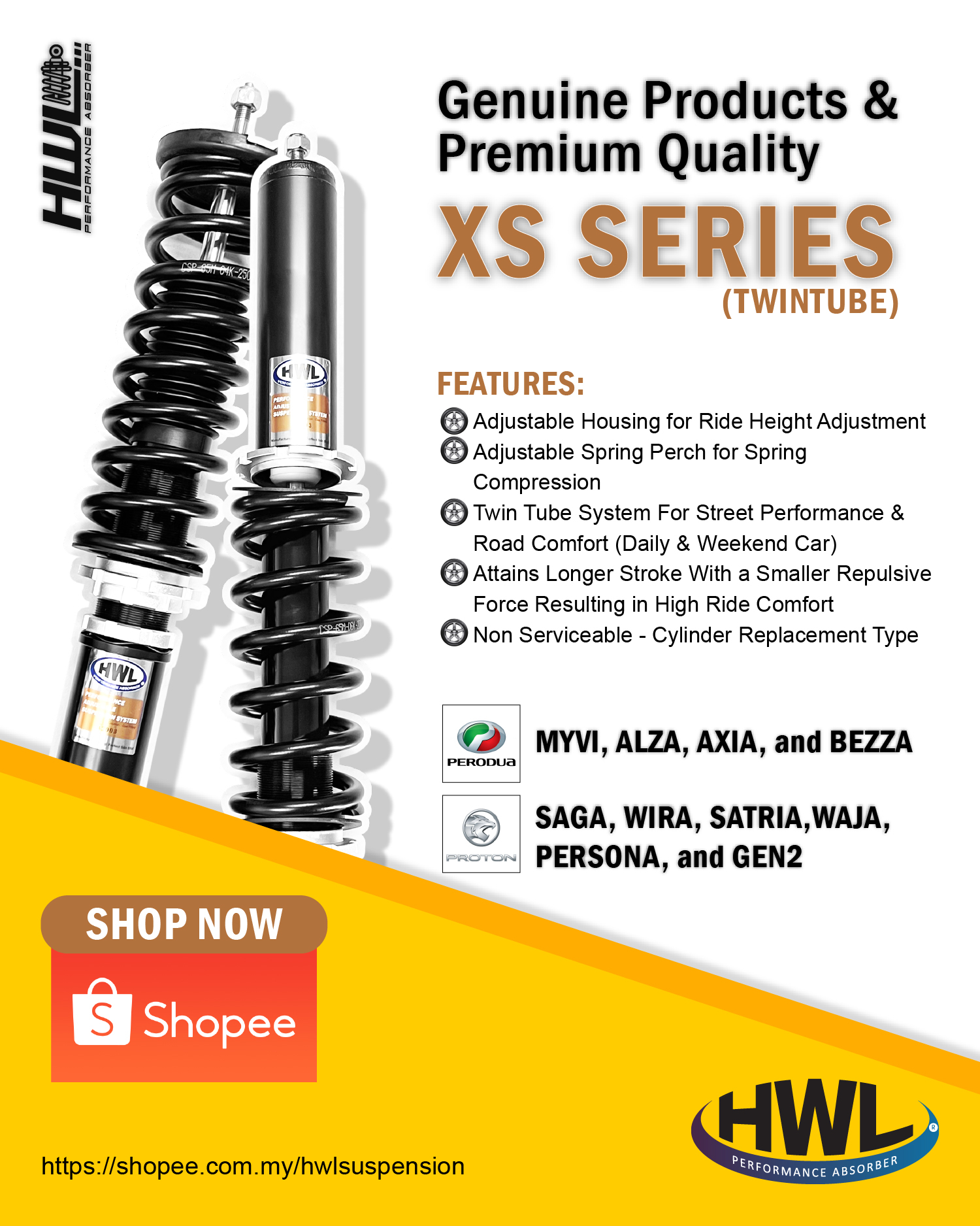 HWL Suspension Malaysia Official Online, February 2023 Shopee Malaysia