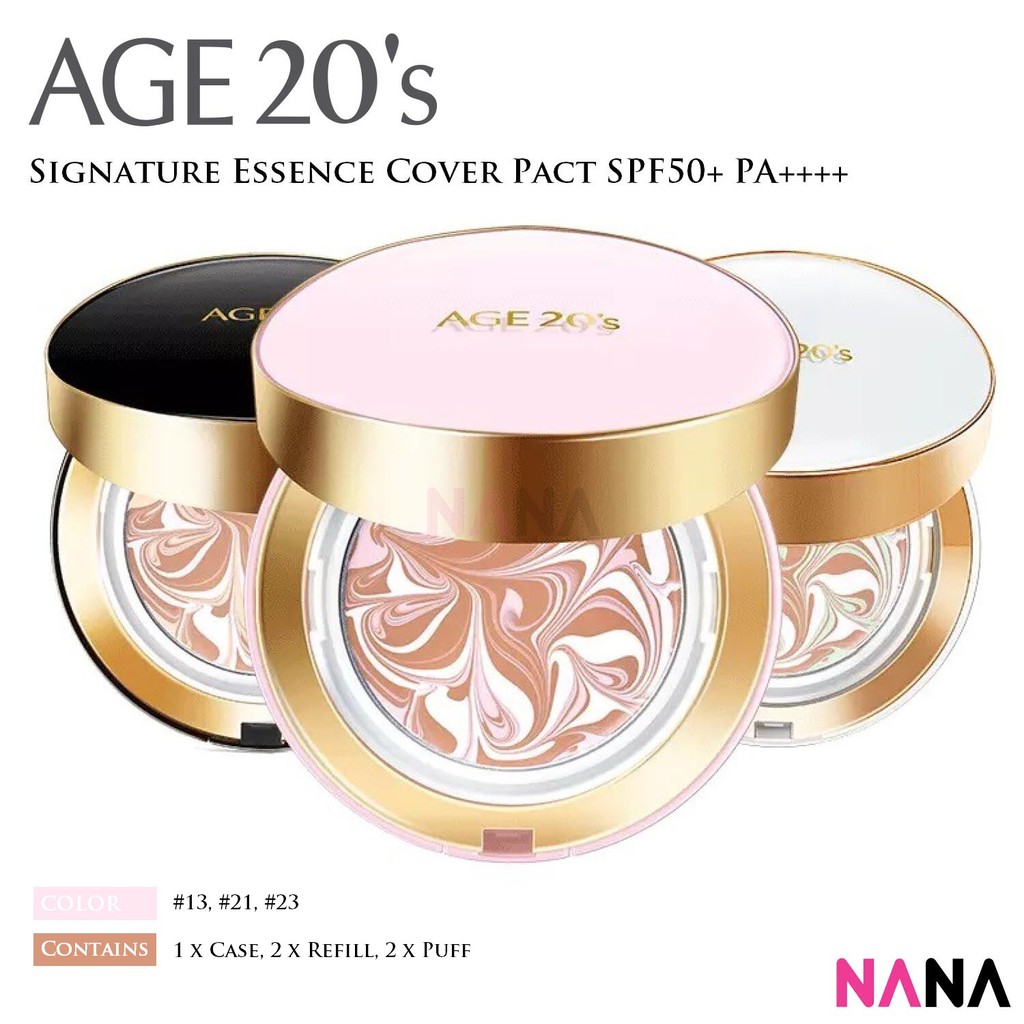 Age 20's signature essence 2025 cover pact intense cover