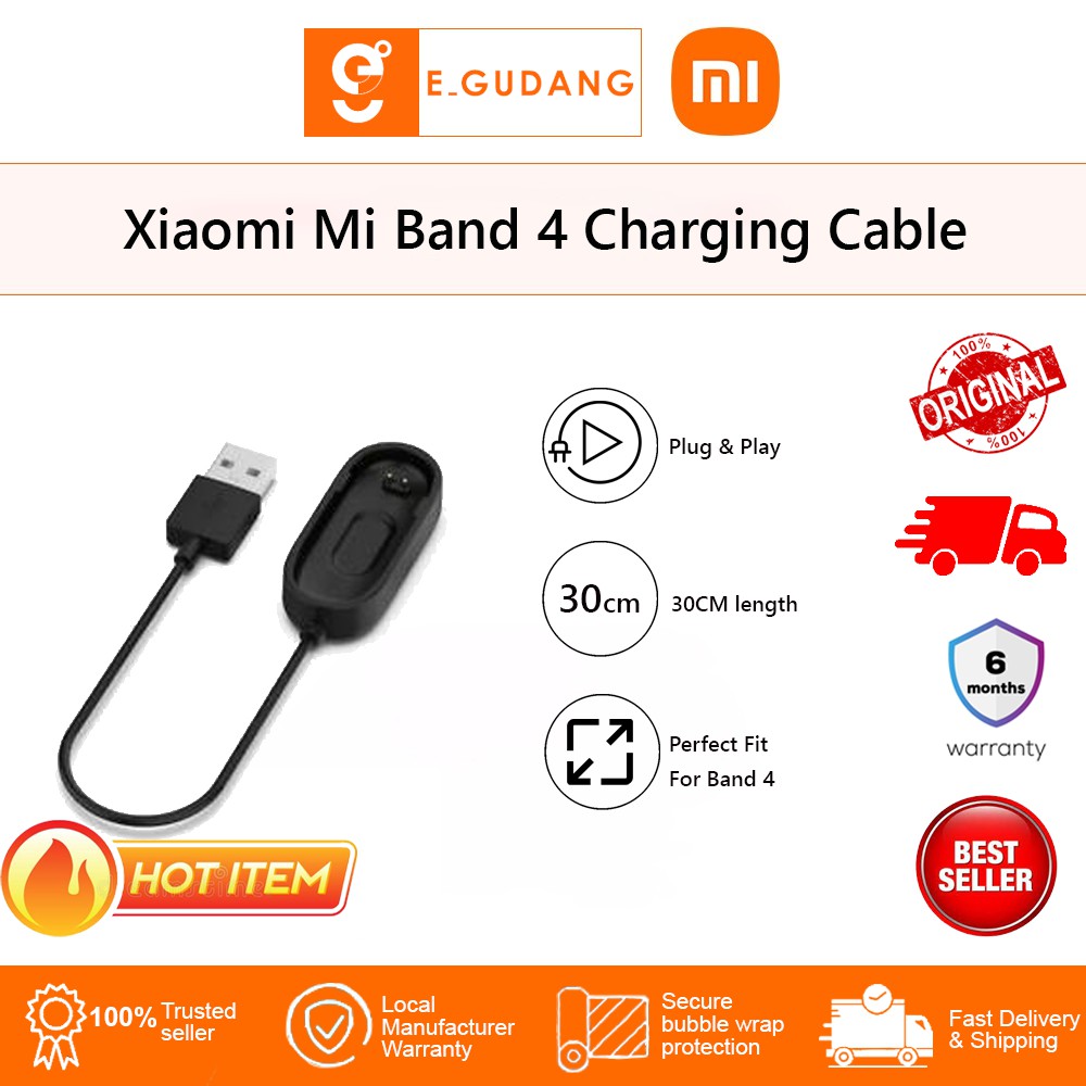 Xiaomi mi smart band 4 charging cable hot sale