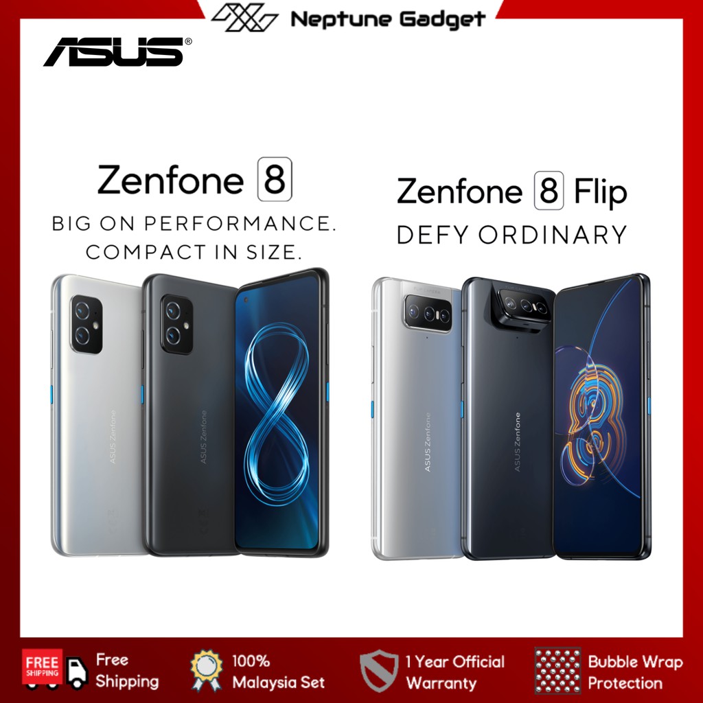 Asus Zenfone 8 / 8 Flip | 8GB RAM 128GB ROM / 256GB ROM | Shopee