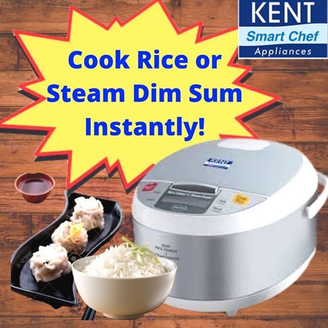 Kent rice and on sale steam cooker