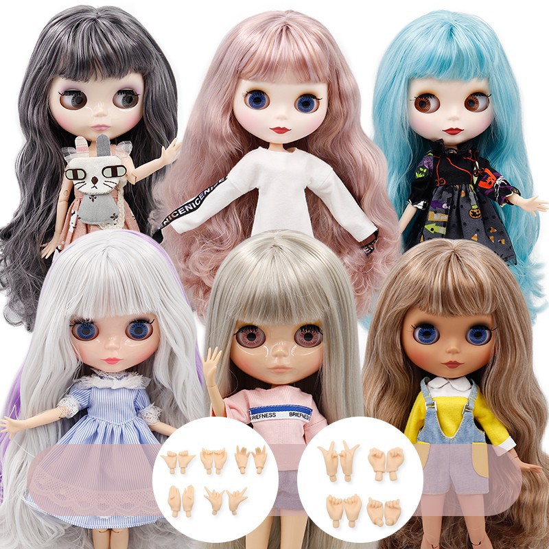 1/6 19 Joints Blythe Doll Makeup BJD Dolls with Full Clothes