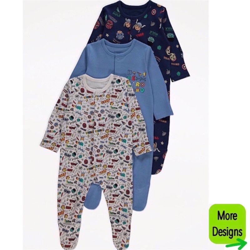 George best sale baby sleepsuits