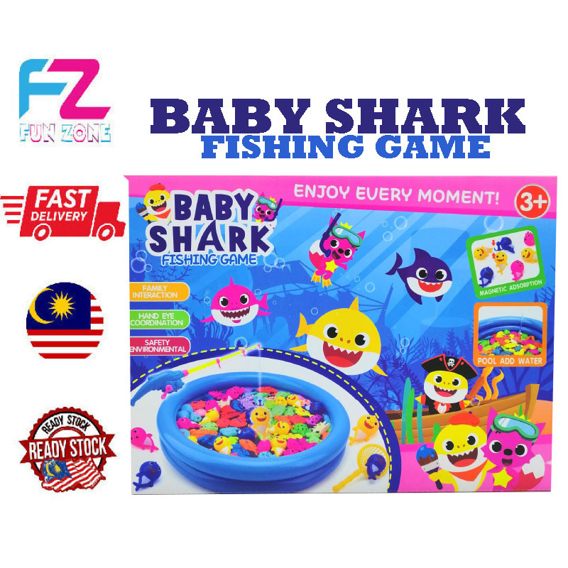 Cardinal Games 6054916 Baby Shark Gone Fishing Game, Multi Colour –  Homefurniturelife Online Store