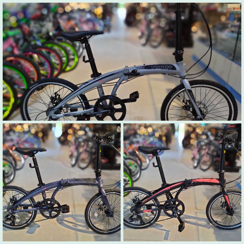 FOLDING BIKE ALLOY 20 INCH TRS TOPAZ 8 SPEED 2025 Shopee Malaysia