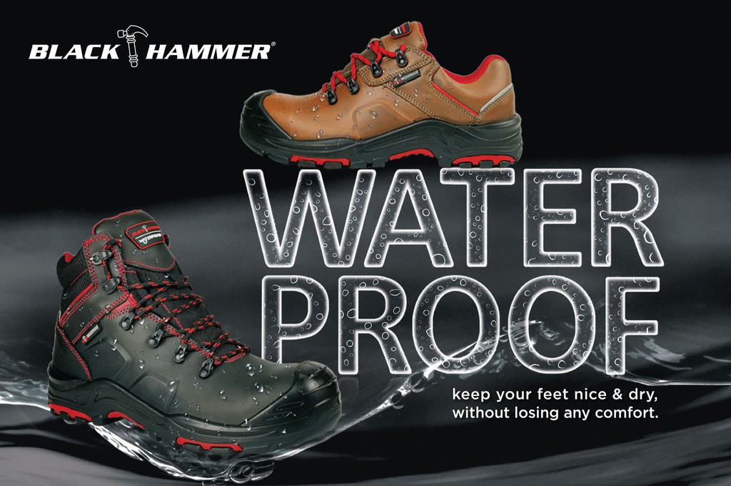 Black hammer 2024 safety shoes outlet