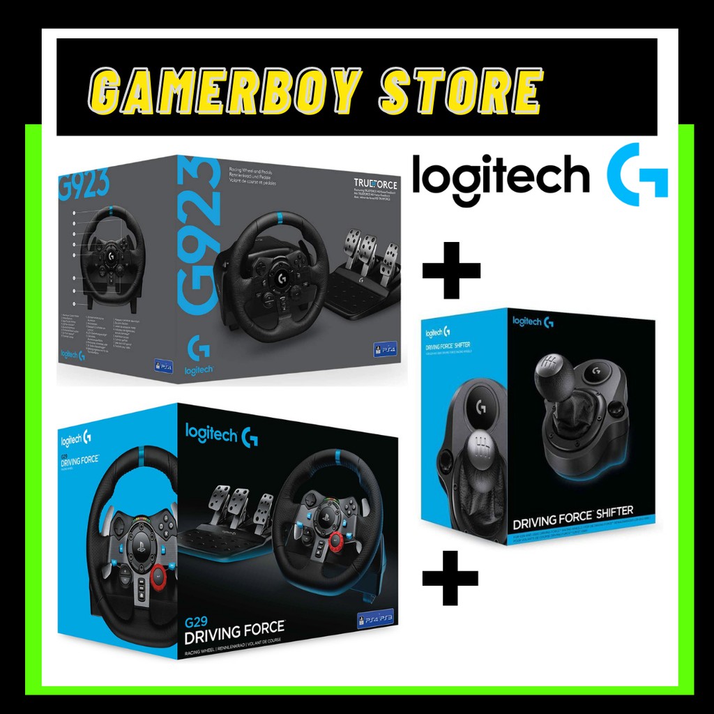 PS4/PS5/PC LOGITECH G29/G923 Driving Force Racing Wheel + LOGITECH G29  Driving Force Shifter FOR Playstation 4/5