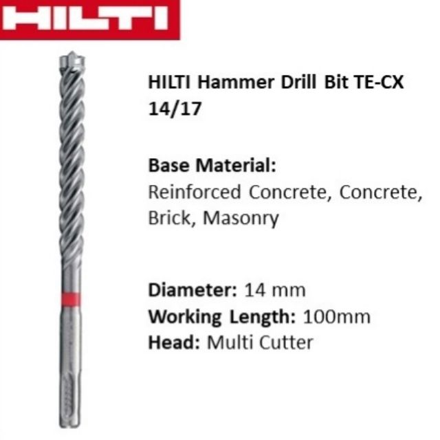 Hilti 20mm drill discount bit