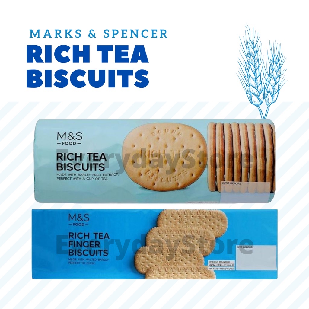 Marks & Spencer Rich Tea Biscuits 300g (Pack of 2) : : Grocery &  Gourmet Food