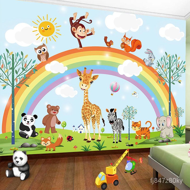 Kids Wall Mural 3D Wallpaper Print Home Decoration Wall Stickers