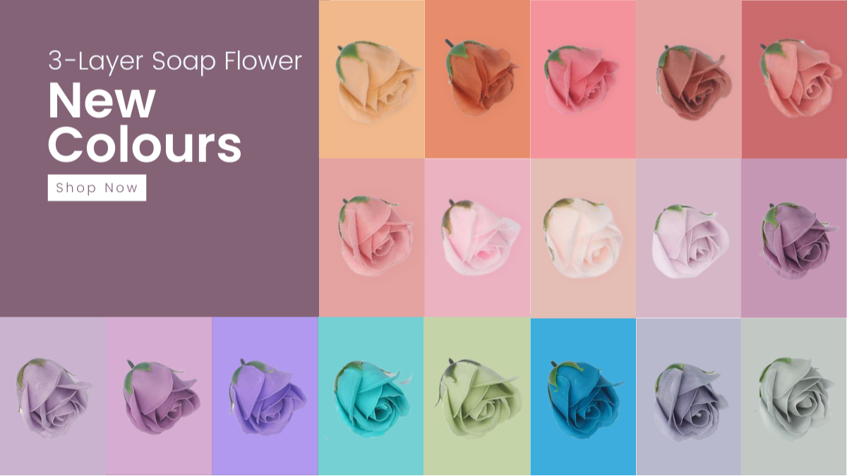 SHIOK 58cm x 58cm Waterproof Korean Plain Colour Flower Wrapping Paper For  Bouquet Flower Gift Packaging