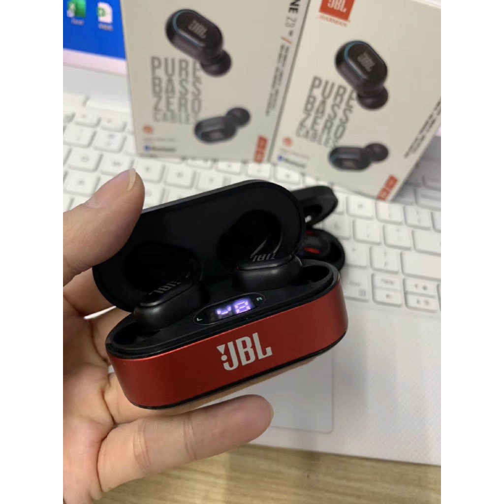 JBL WIRELESS EARBUDS PURE BASS ZERO CABLE TUNE Z3 TWS Shopee