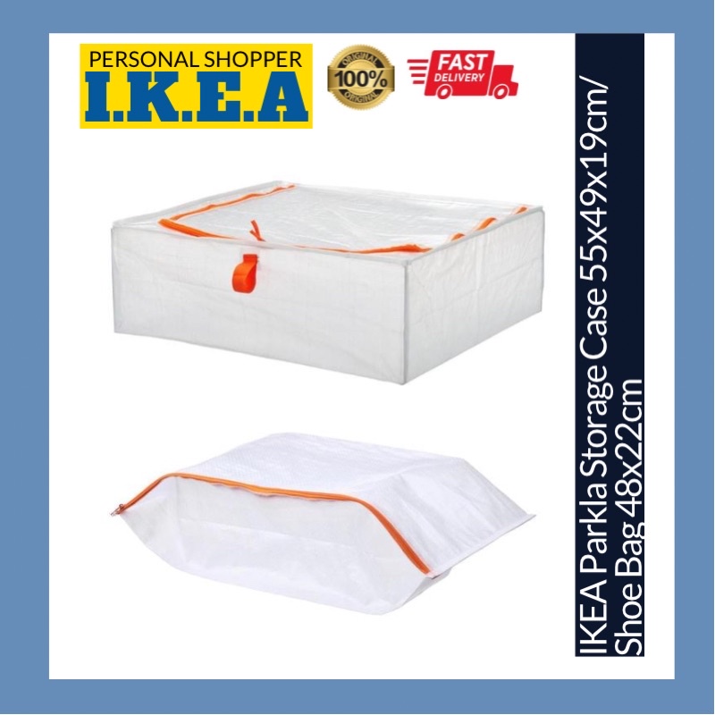 IKEA PARKLA SHOE BAG STORAGE BAG - SHOE STORAGE ZIP BAG SHOE