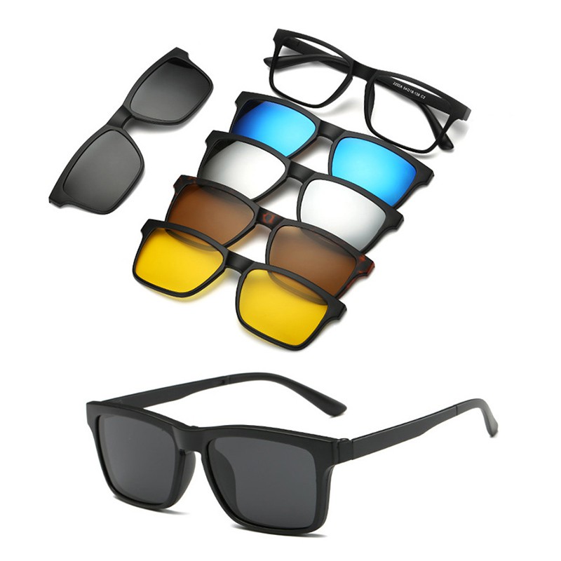 Custom magnetic store clip on sunglasses