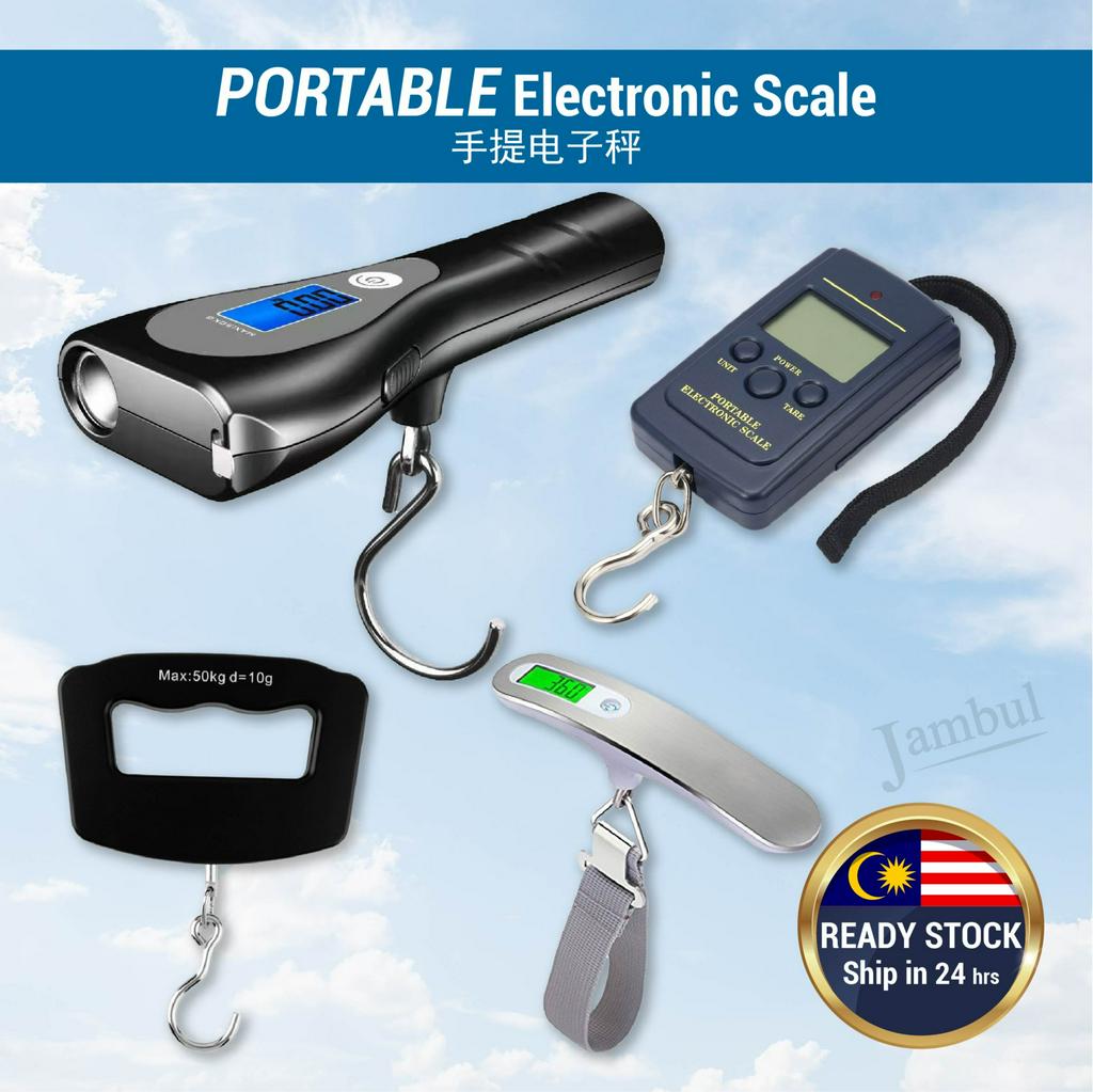 AMB 10g-50Kg Digital Hanging Luggage Fishing Weight Scale Weighing