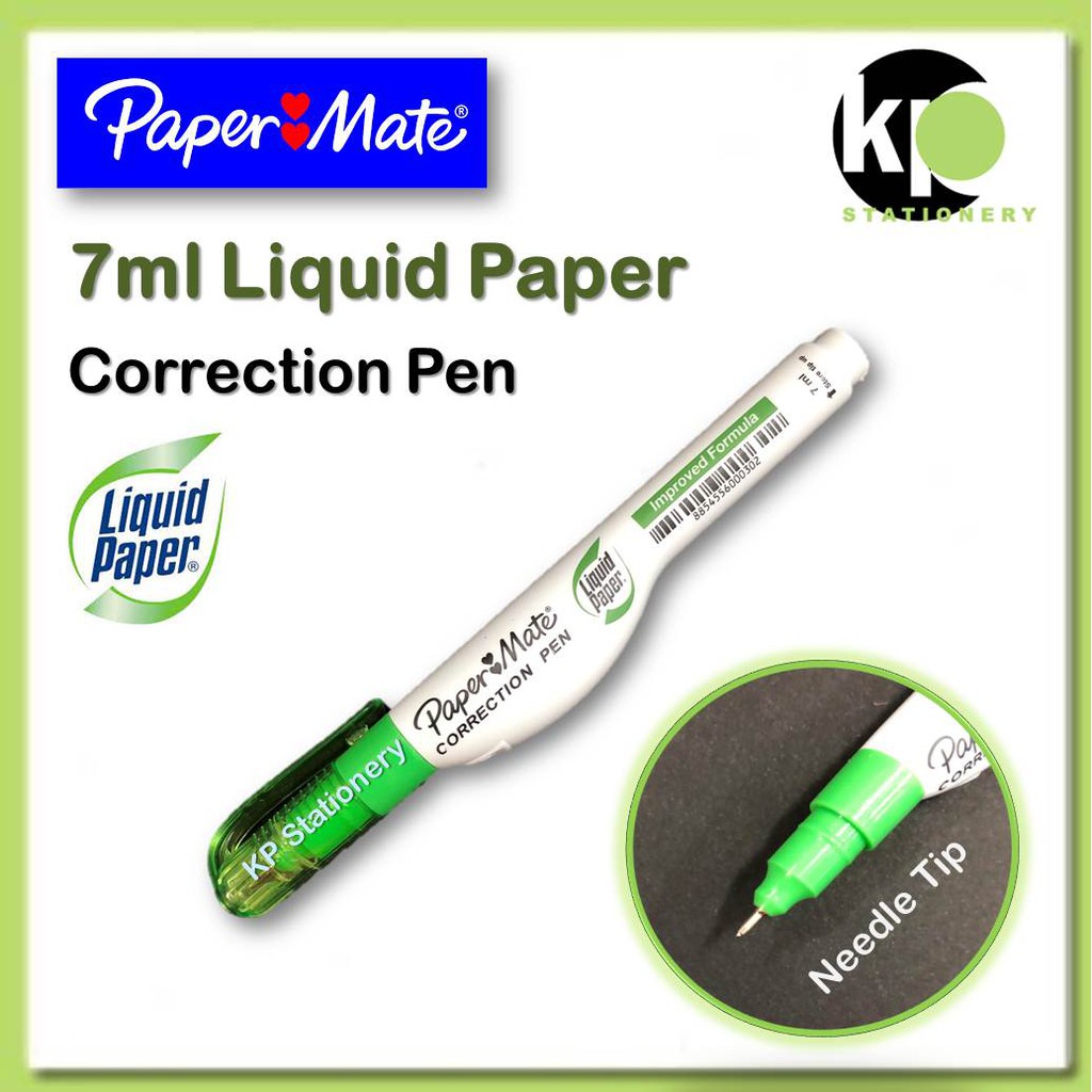 Papermate Liquid Paper Correction Pen 7ml