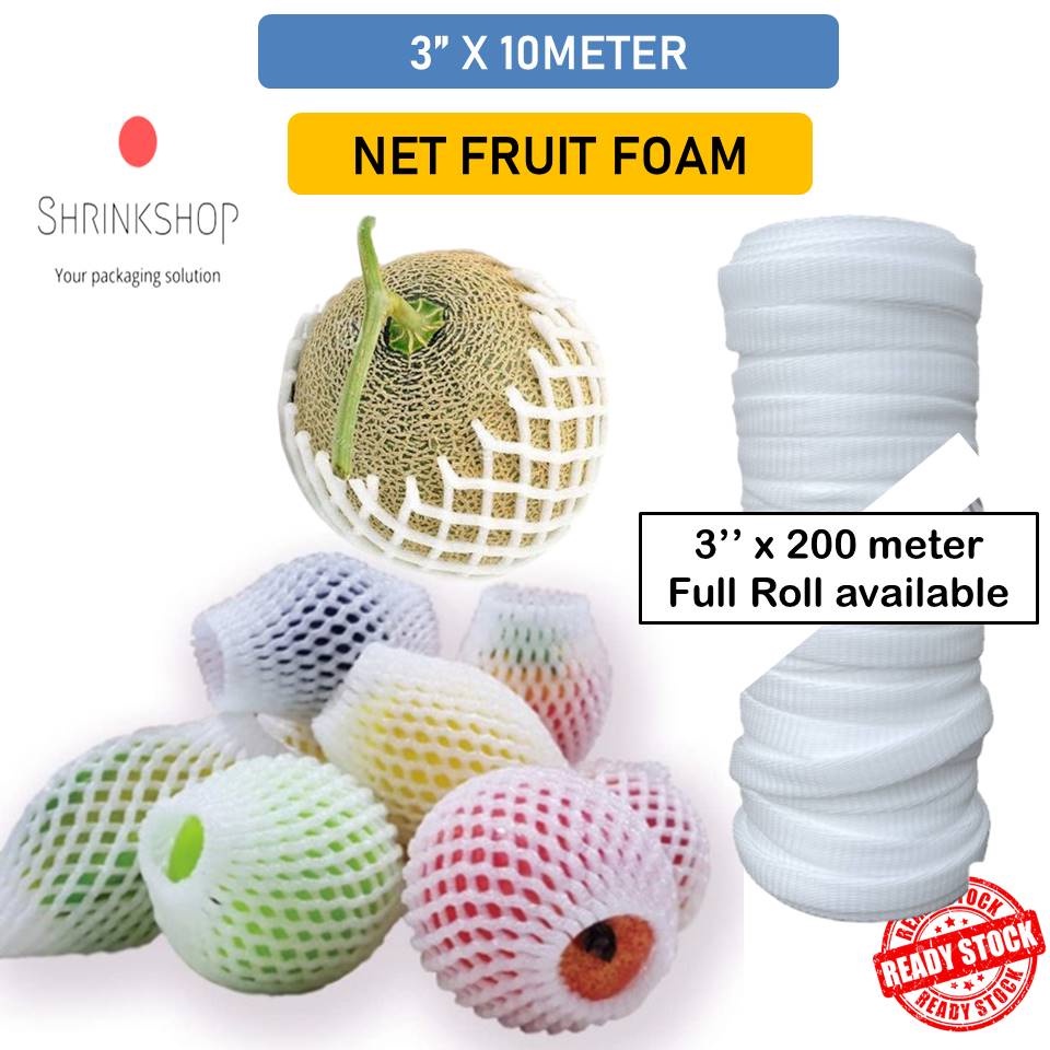 Why should we use Foam Net for fruit?