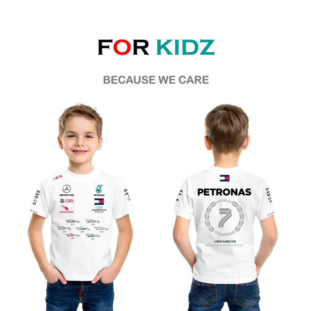 Lewis hamilton children's store t shirt