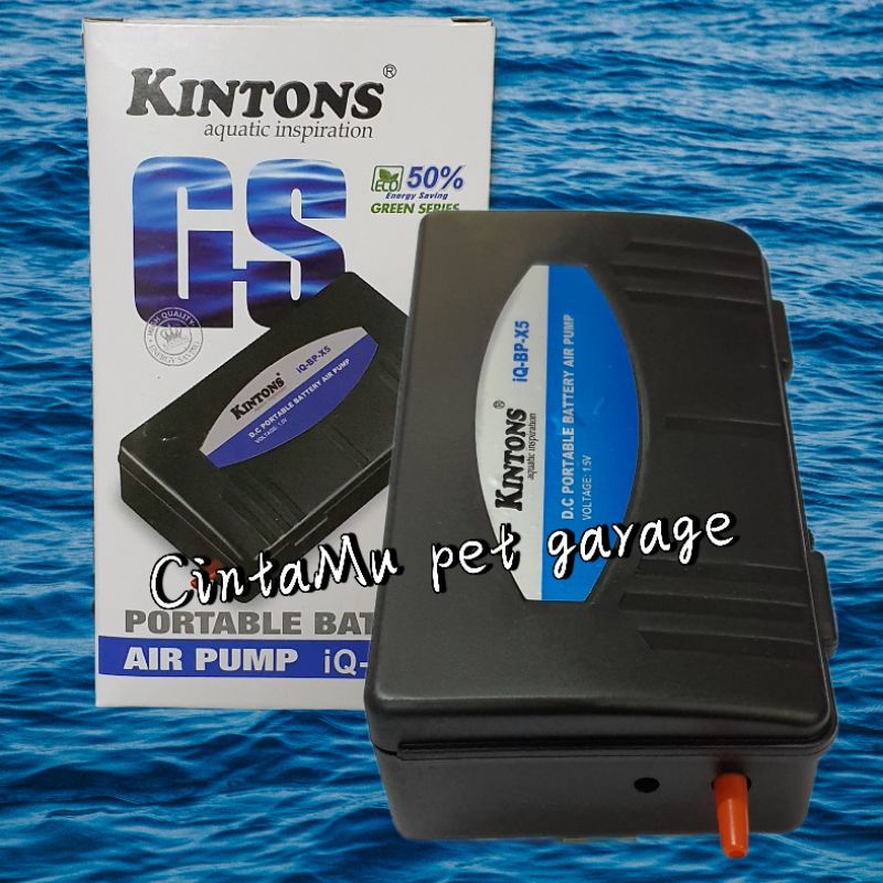 KINTONS GS ROTABLE BATTERY AIR PUMP oxygen air pump fishing air