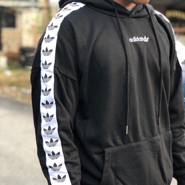 Adidas side sale tape hoodie