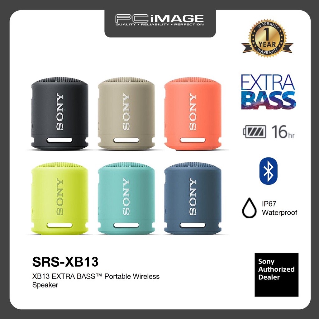 SRS-XB13 EXTRA BASS™ Portable Bluetooth® Speaker