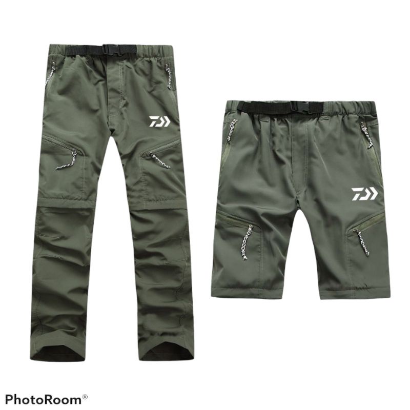 D2 New Daiwa Detachable Fishing Pants Seluar Pancing Thin Hiking