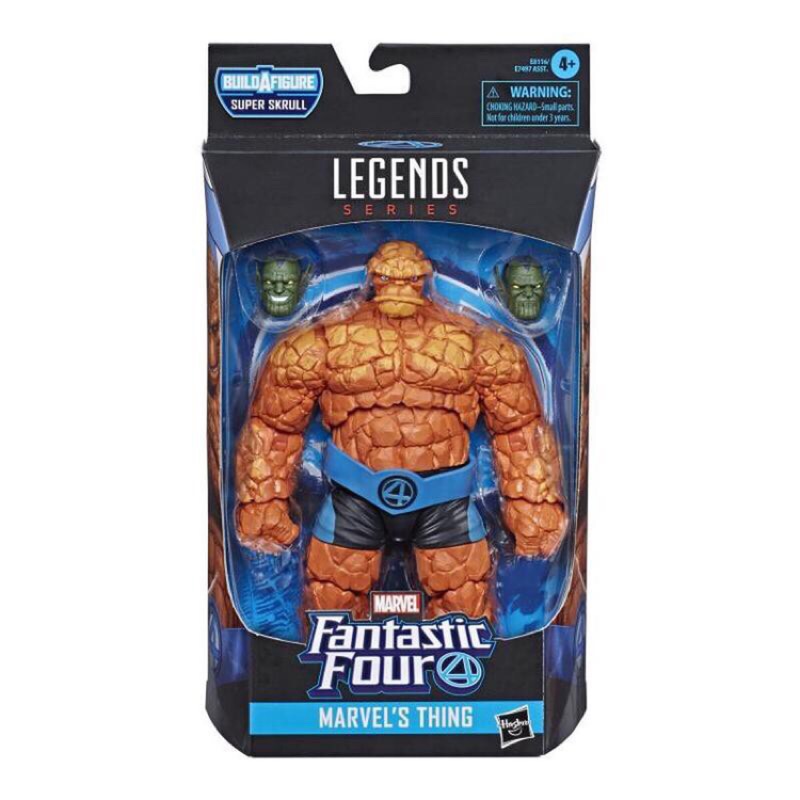 Marvel legends 4 Superman 6inch Stoneman Four Thing Including baf