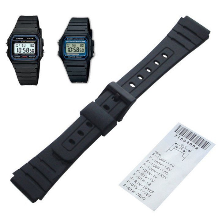 Casio f91w outlet bracelet