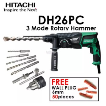 Hitachi rotary hammer discount dh26pc