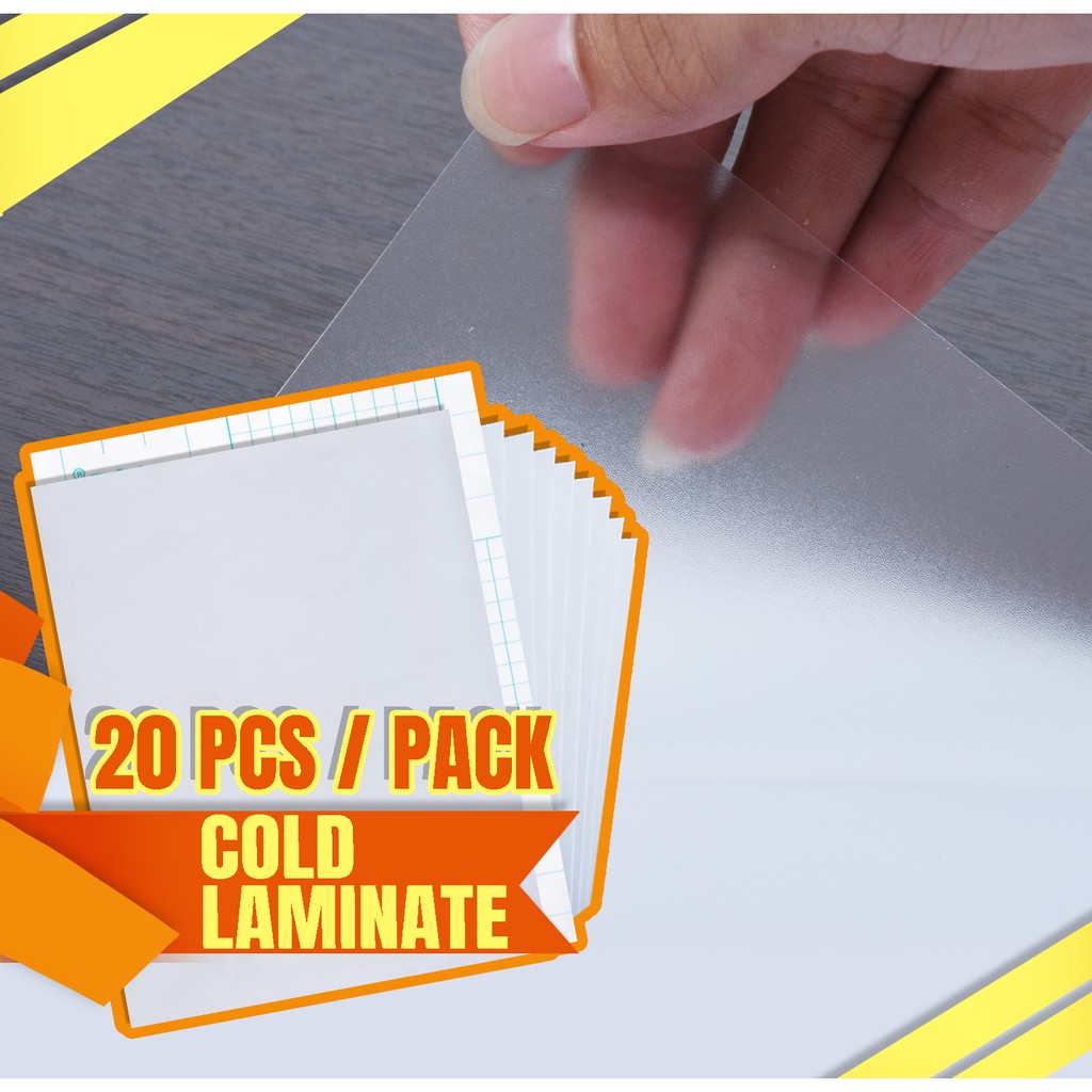 3M (20 pcs/pack) Cold Laminate Film Sticker A4 A3 Size