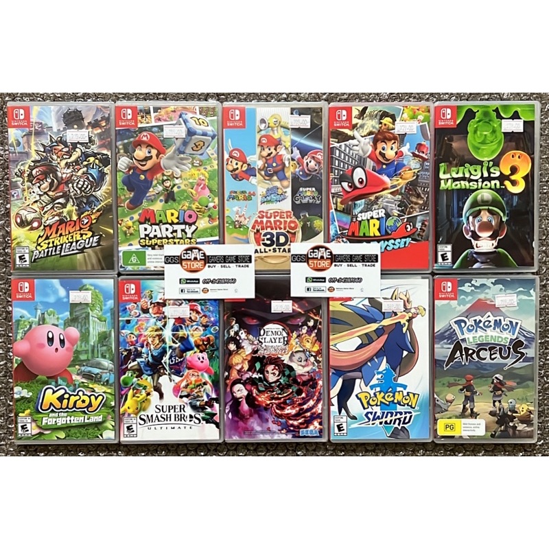 Game used best sale nintendo switch