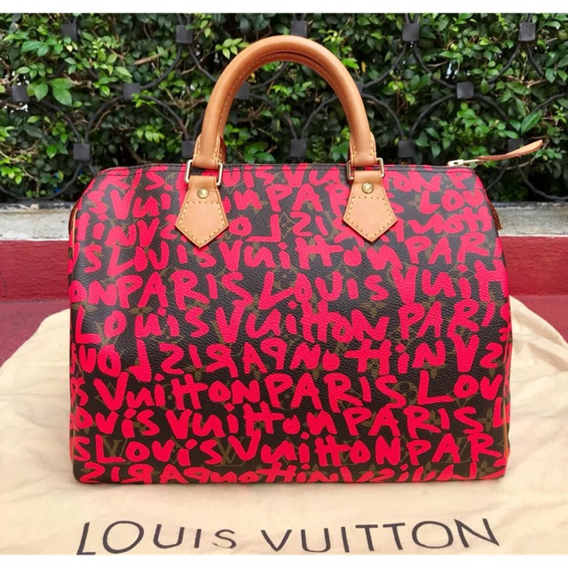 Louis Vuitton Limited Edition Fuchsia Stephen Sprouse Monogram