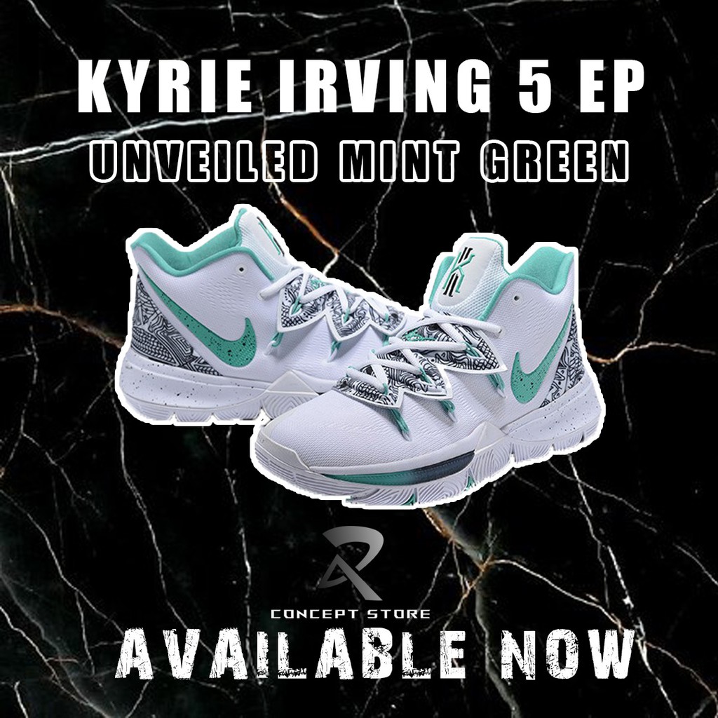 Kyrie 5 white clearance mint