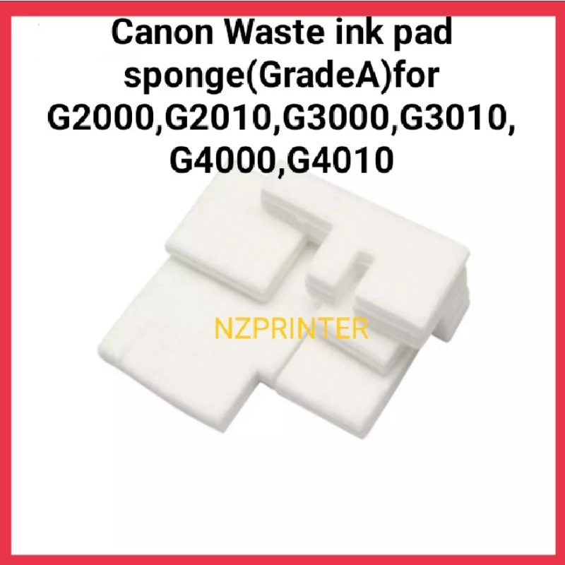 Waste Ink Tank Pad Sponge，Compatible with Canon G1000 G1100 G2000 G2100  G3000 G3100 G4000 G4100 G1200 G1300，Waste Ink Tank Absorber Pad Sponge 1