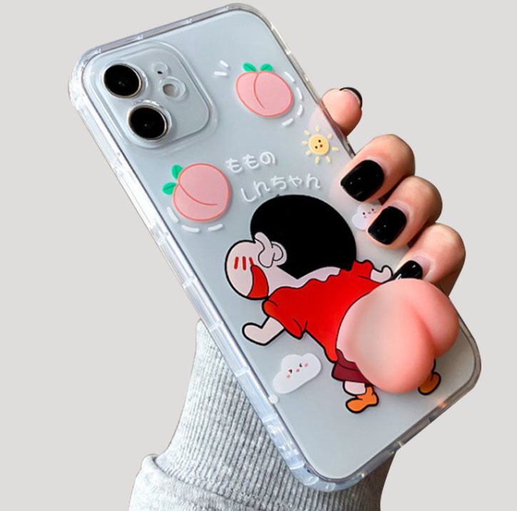 Crayon Shin-chan iPhone 14 13 12 11 Pro Max Case iPhone 13 12 Mini Case  iPhone XR iPhone XS Max Case iPhone 7 8 14 Plus iPhone SE Case 