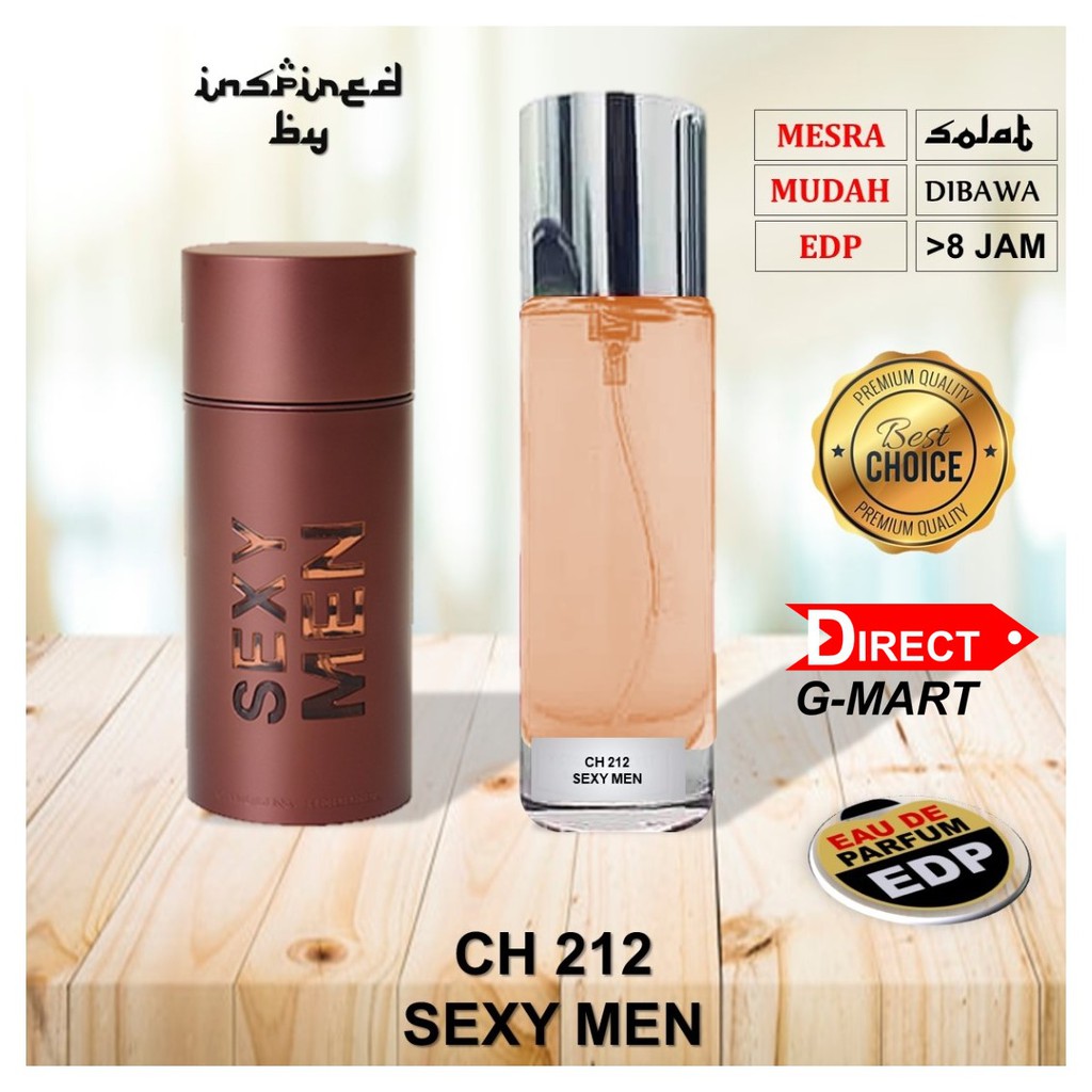 PERFUME BANDUNG ORI TAHAN LAMA CH 212 SEXY MEN Shopee Malaysia