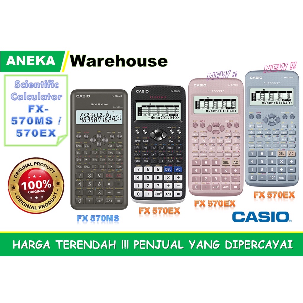 Calculator fx outlet 570ms